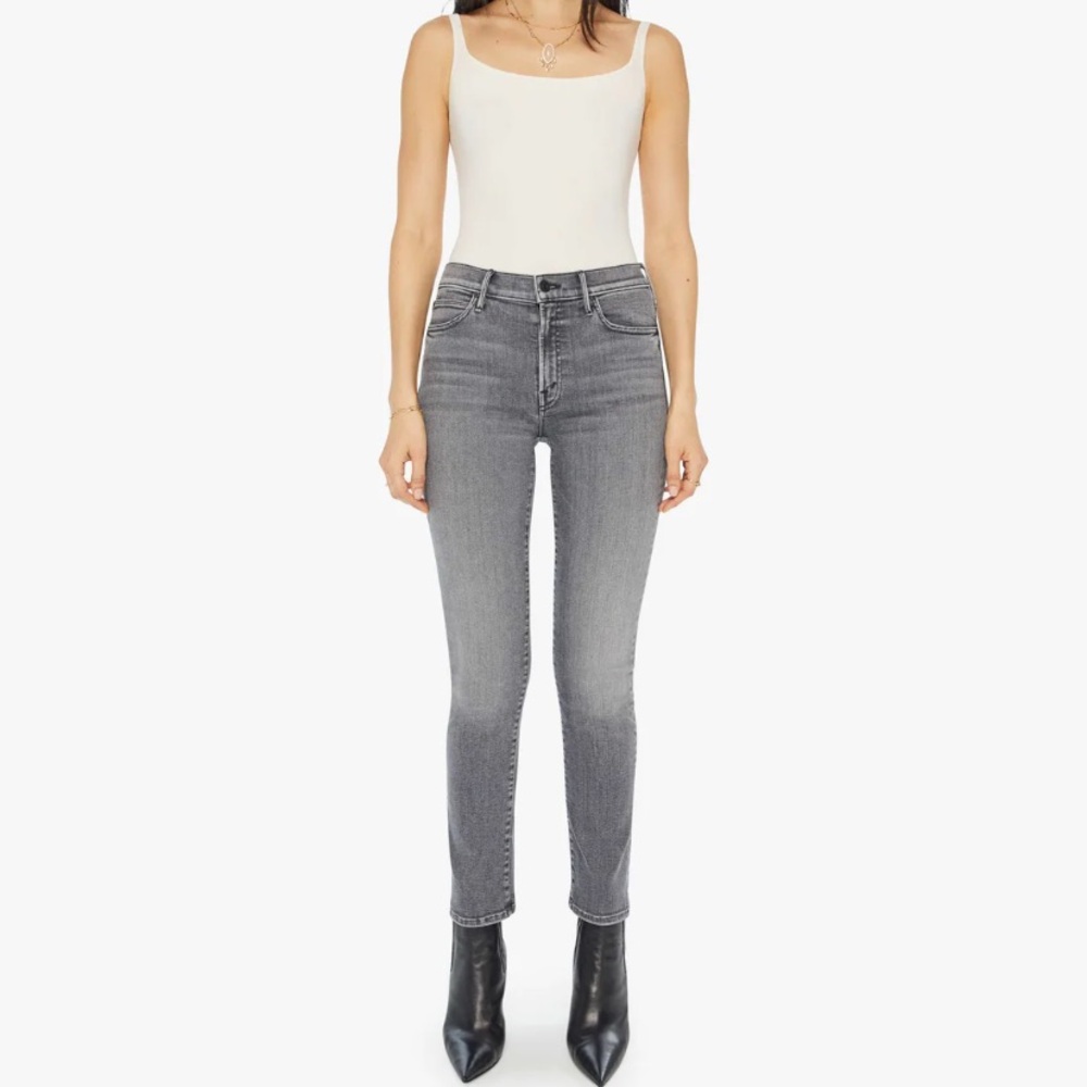 Mother the Rascal Flood jeans in magic eight ball